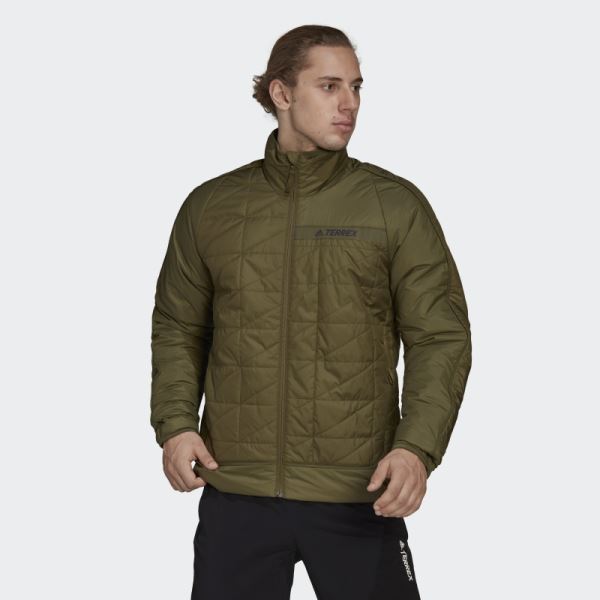 Terrex Multi Synthetic Insulated Jacket Olive Adidas