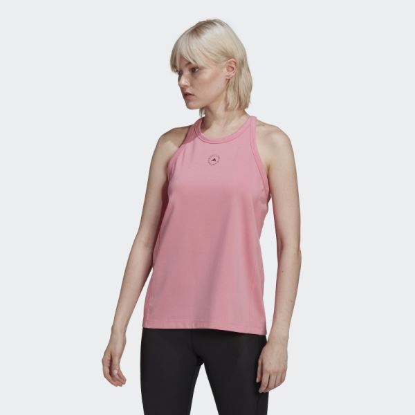 Pink Fashion Adidas by Stella McCartney Tank Top