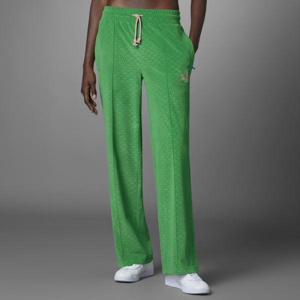 Adidas Green Adicolor 70s Velour Pants