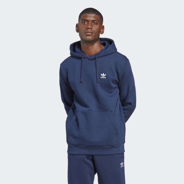 Trefoil Essentials Hoodie Night Indigo Adidas