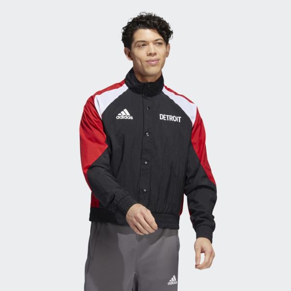 Adidas Black Red Wings Reverse Retro Jacket