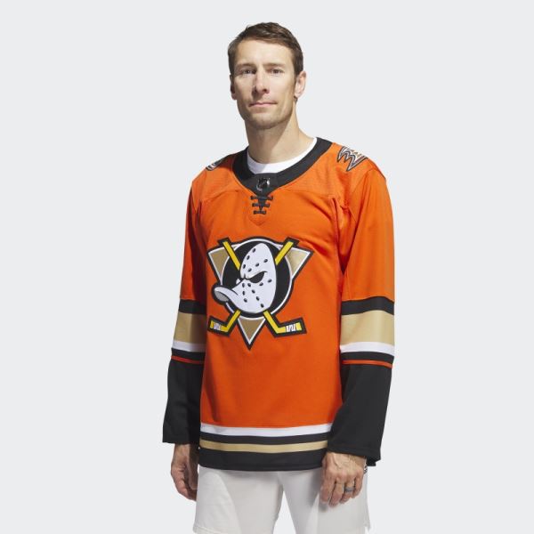 Ducks Authentic Jersey Burnt Orange Adidas