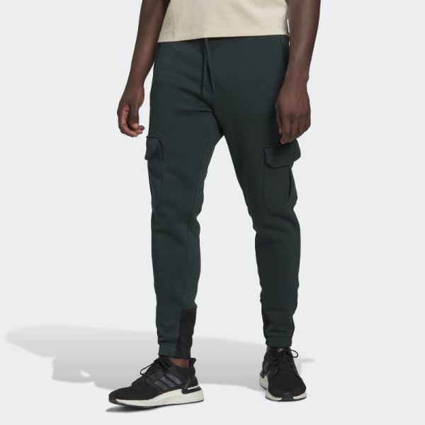 Green Future Icons Fleece Cargo Pants Adidas