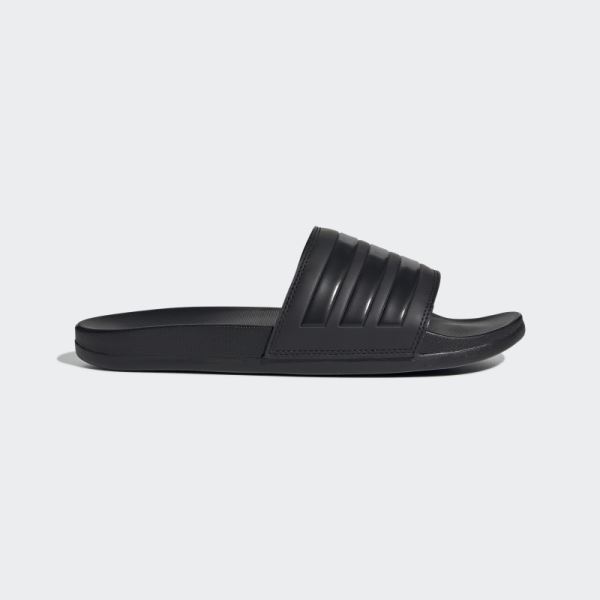 Adilette Black Comfort Slides Adidas