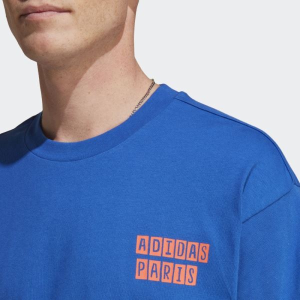 Adidas Graphic T-Shirt Royal Blue