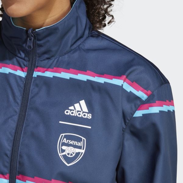 Arsenal Anthem Jacket Sky Rush Adidas