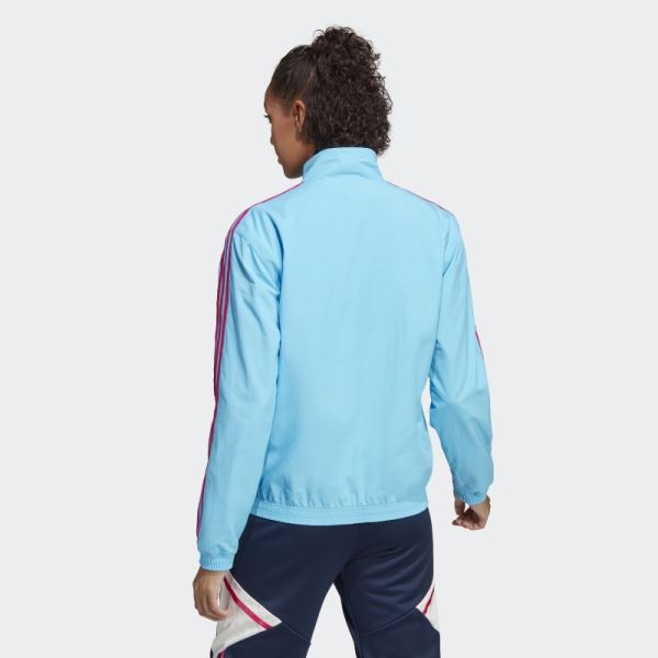 Arsenal Anthem Jacket Sky Rush Adidas