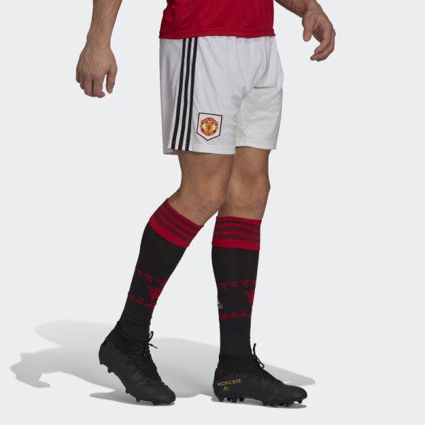 Adidas Manchester United 22/23 Home Shorts White