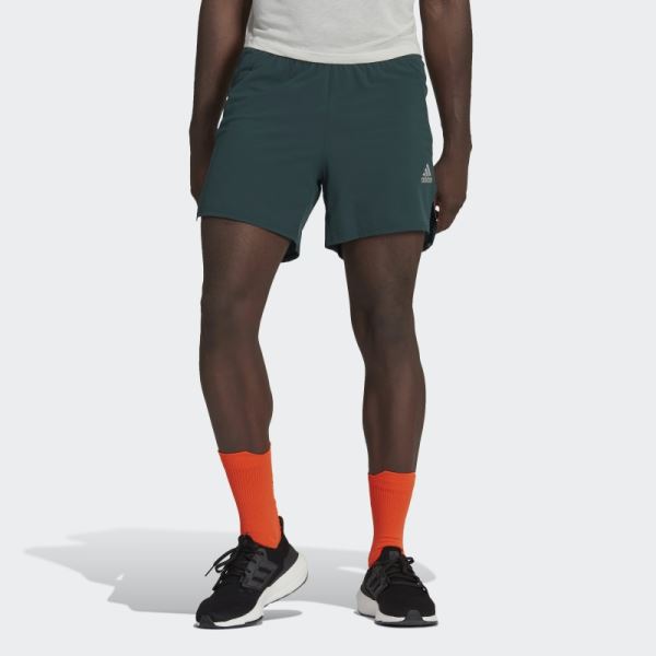 Green Adidas X-City Running Shorts