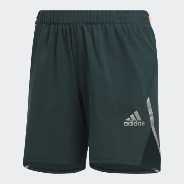 Green Adidas X-City Running Shorts