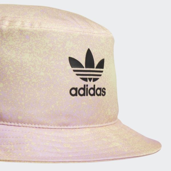 Lilac Spray Print Bucket Hat Adidas