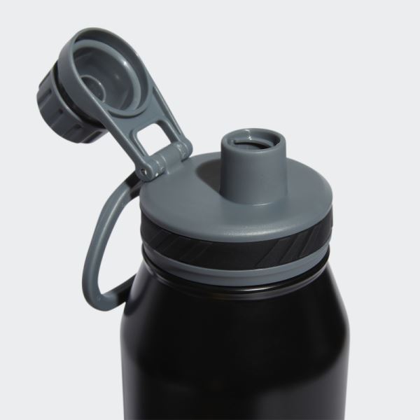 Adidas Black Steel Metal Bottle 1L