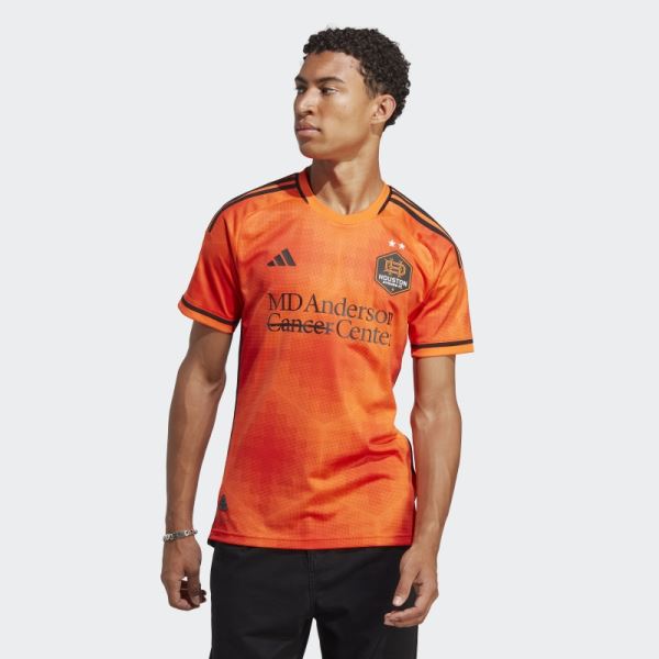 Houston Dynamo 23/24 Home Authentic Jersey Adidas Orange