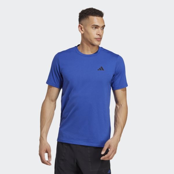 Adidas Train Essentials Feelready Training Tee Blue