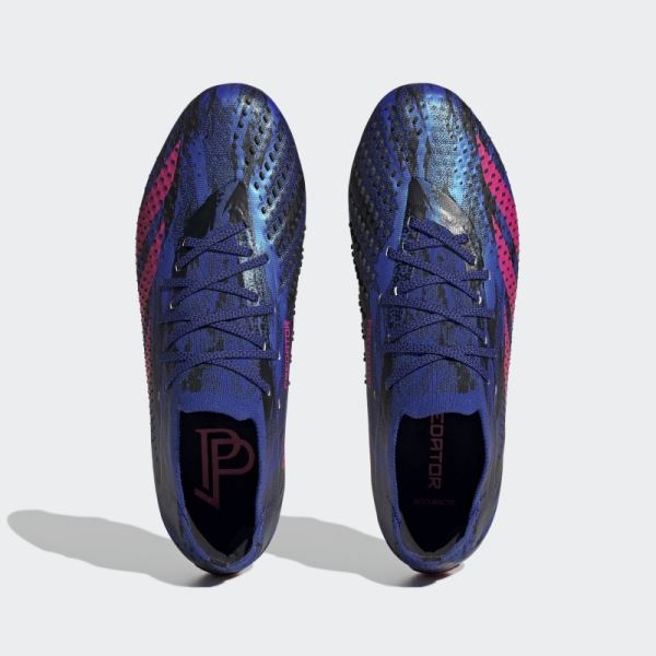 Adidas Blue Predator Accuracy Paul Pogba.1 Low Firm Ground Boots