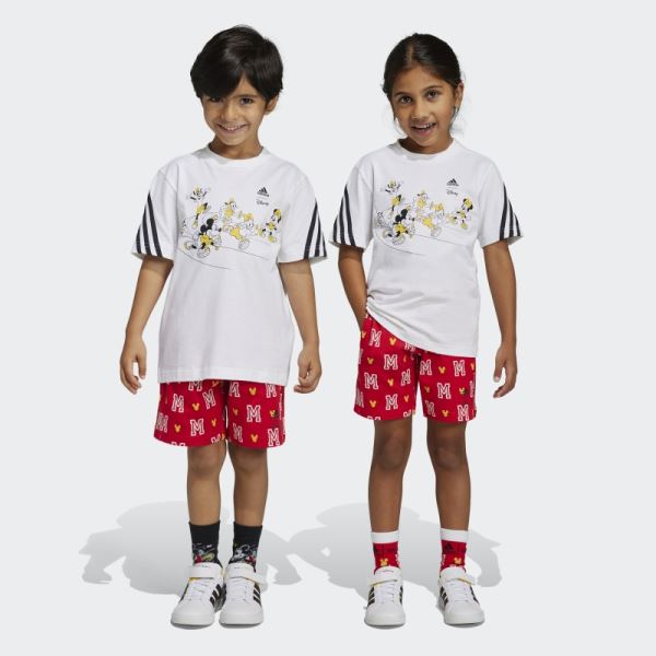 Adidas x Disney Mickey Mouse Tee Set White Hot