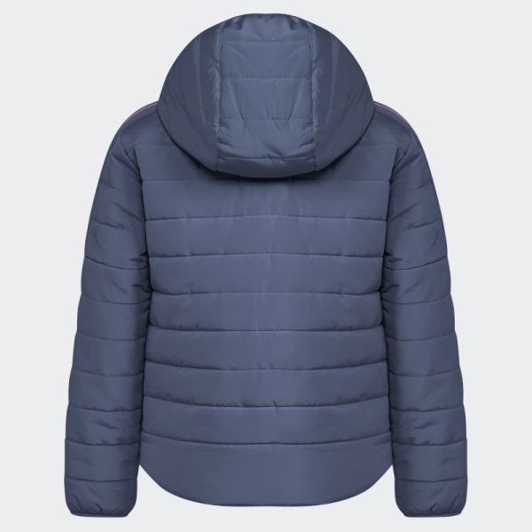 Cozy 3-Stripes Puffer Jacket Steel Adidas