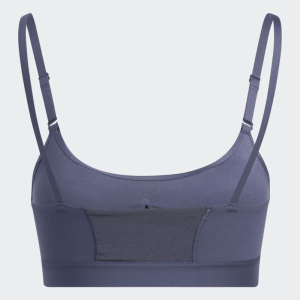 Aeroimpact Luxe Training Light-Support Bra Navy Adidas