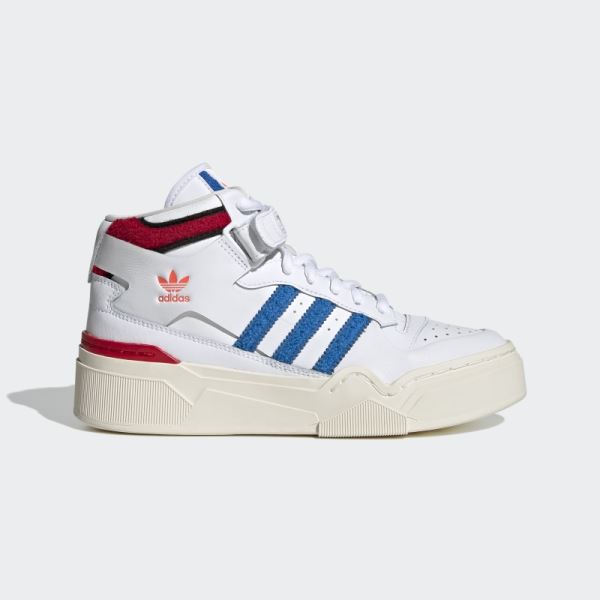 White Adidas Forum Bonega 2B Shoes