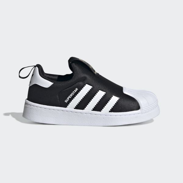 Black Adidas Superstar 360 Shoes Stylish