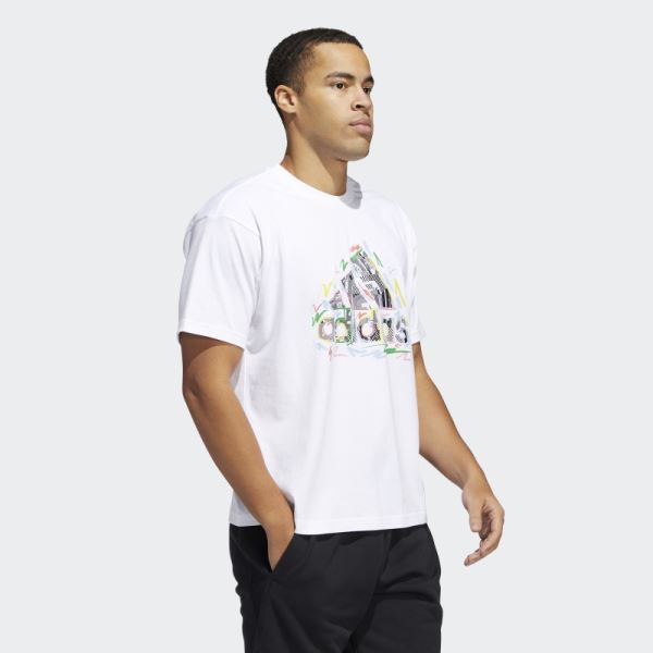 Stylish Adidas Pride Tee (Gender Neutral) White