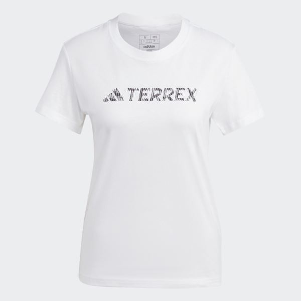 Terrex Classic Logo T-Shirt White Adidas