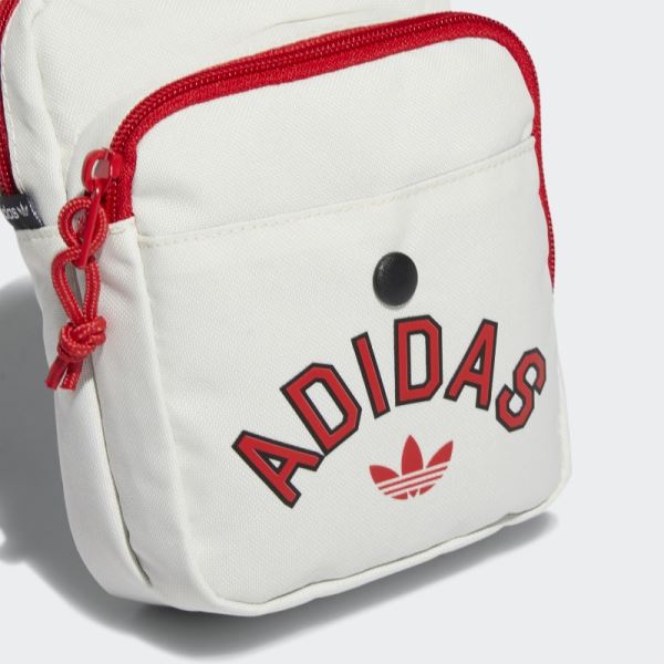 Adidas White Utility Festival Crossbody Bag