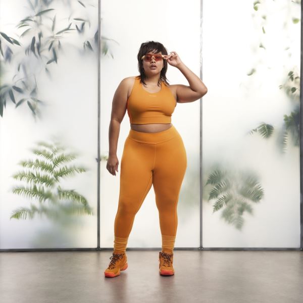 Focus Orange Adidas Tights (Plus Size)