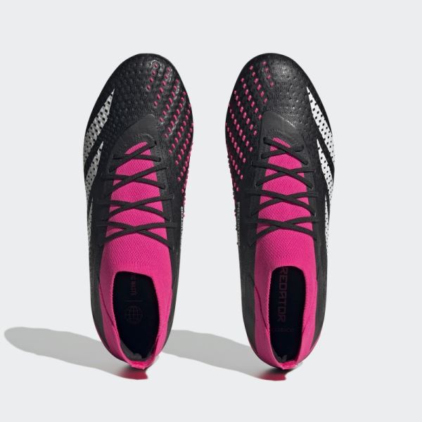 Adidas Black Predator Accuracy.1 Artificial Grass Soccer Cleats