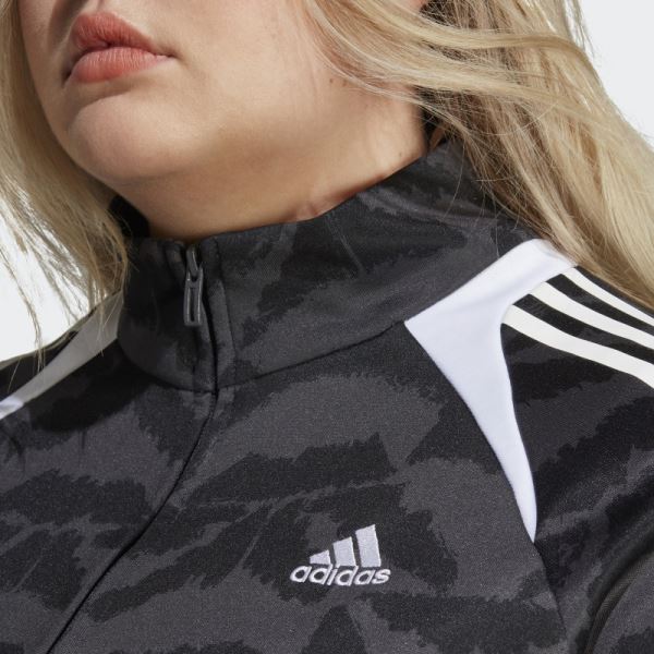 Tiro Suit Up Lifestyle Track Top (Plus Size) Adidas Carbon