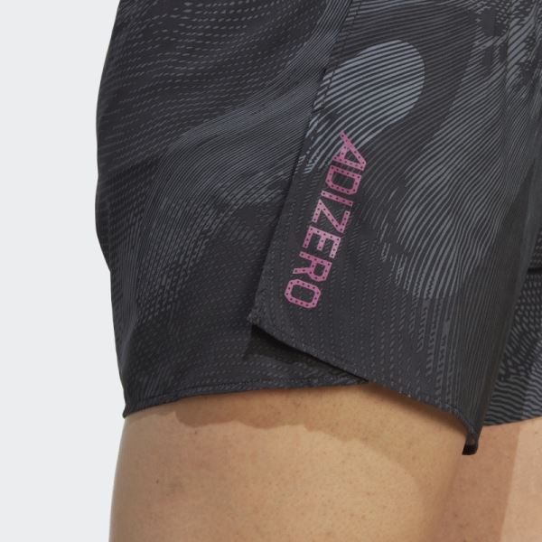 Adidas Black Adizero Split Shorts