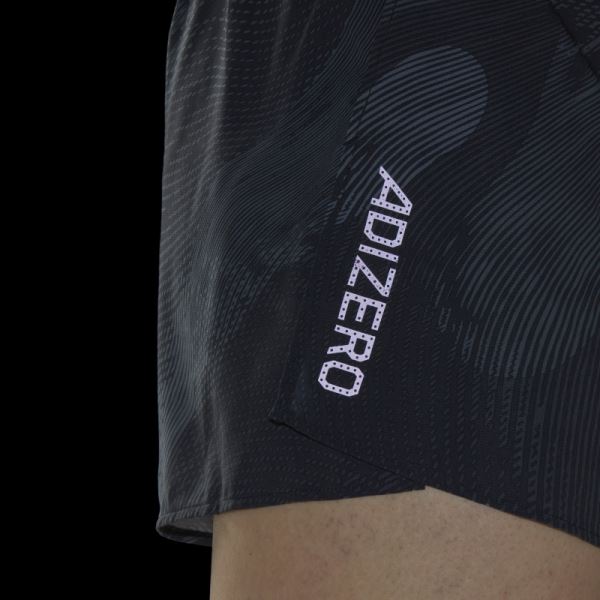 Adidas Black Adizero Split Shorts