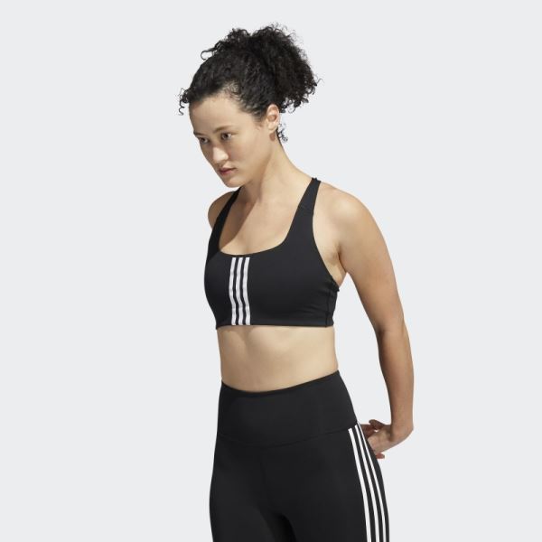 Adidas Powerimpact Training Medium-Support Bra White