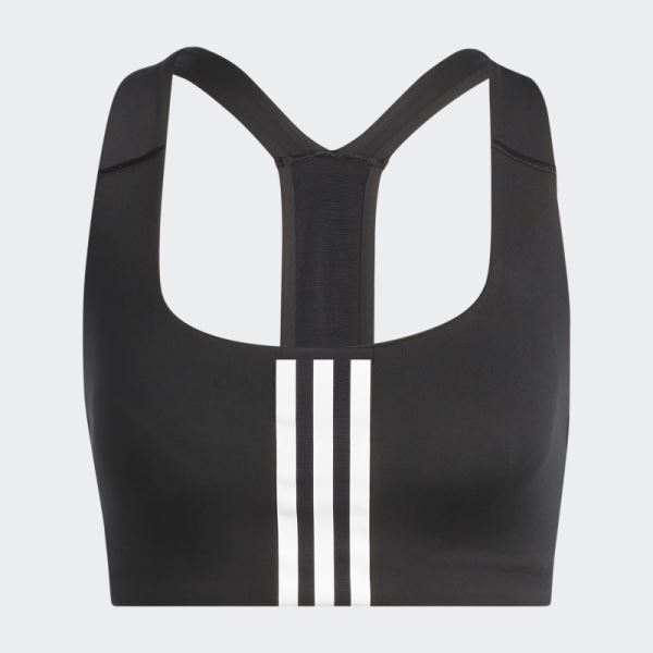 Hot Adidas Powerimpact Training Medium-Support Bra White