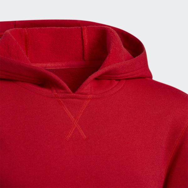 Fleece Hoodie Adidas Red