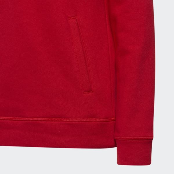 Fleece Hoodie Adidas Red