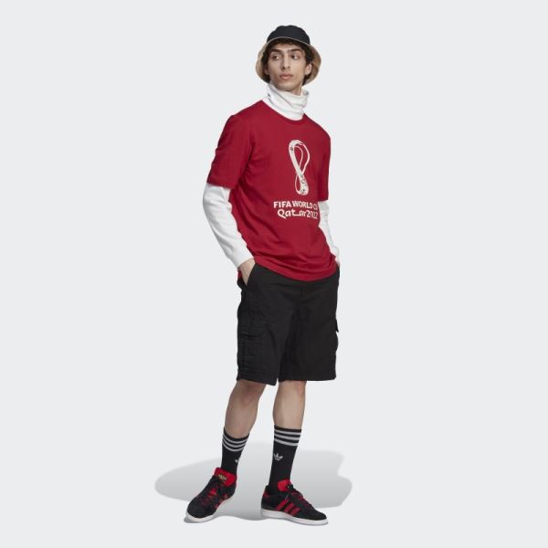 Maroon FIFA World Cup 2022™ Graphic Tee Adidas