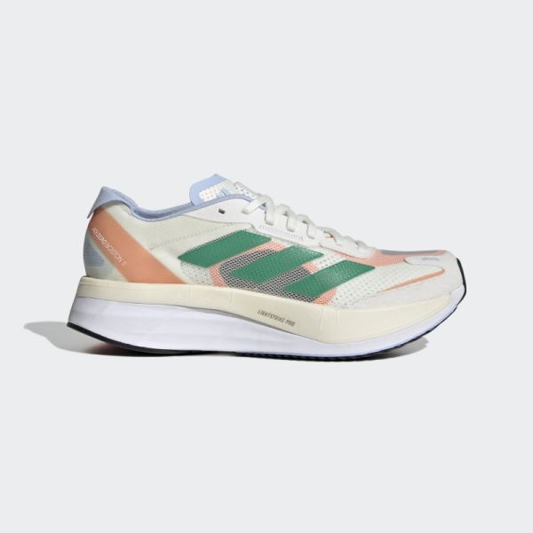 Adidas Adizero Boston 11 Shoes White Tint