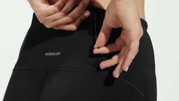 Adidas Black Own the Run 7/8 Running Leggings