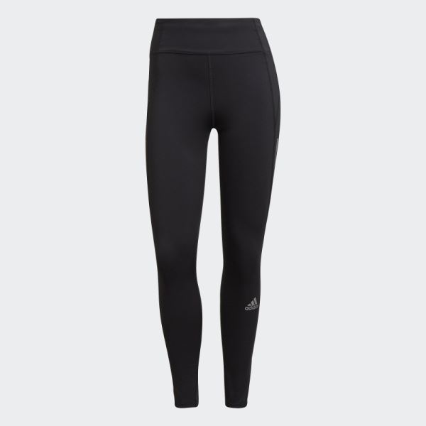 Adidas Black Own the Run 7/8 Running Leggings