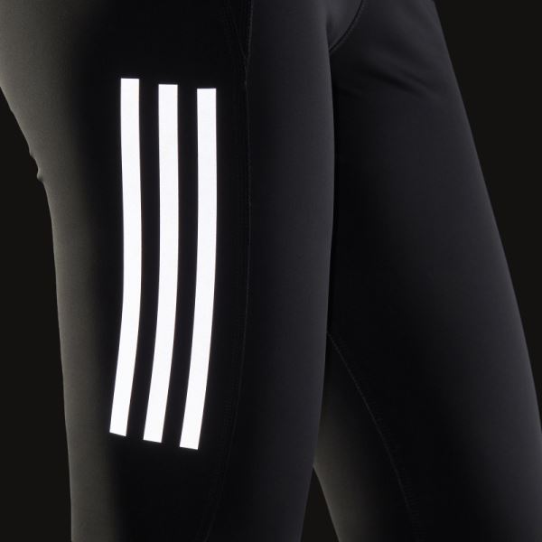 Adidas Black Own the Run 7/8 Running Leggings