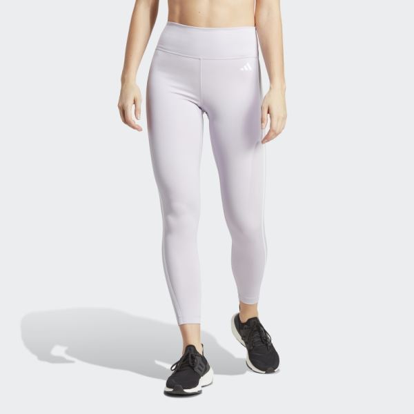 Adidas Train Essentials 3-Stripes High-Waisted 7/8 Leggings Silver Dawn