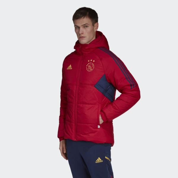 Ajax Amsterdam Condivo 22 Winter Jacket Adidas Victory Red