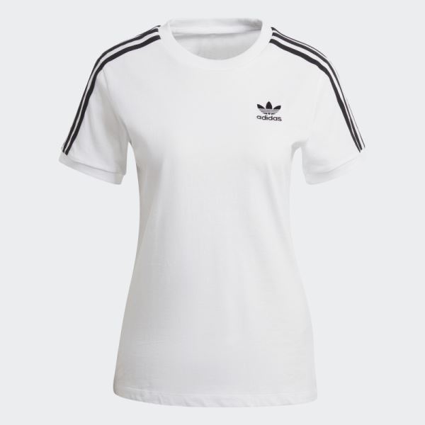 Adidas Adicolor Classics 3-Stripes Tee White