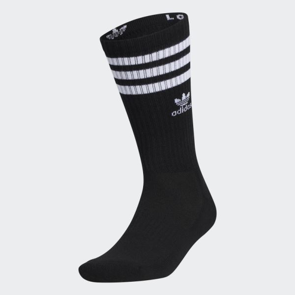 Roller Crew Socks Adidas Black