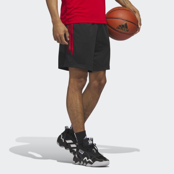 Legends 3-Stripes Basketball Shorts Black Adidas