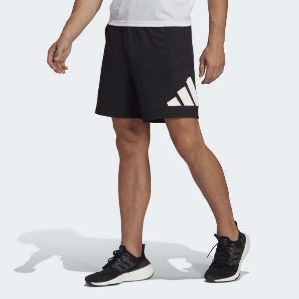 Train Essentials Logo Training Shorts Black Adidas