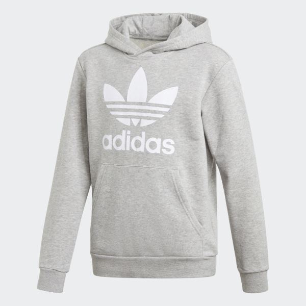 Trefoil Hoodie Adidas Medium Grey