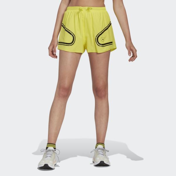 Shock Yellow Fashion Adidas by Stella McCartney TruePace Running Shorts