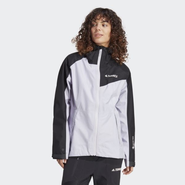 Silver Dawn Terrex Xperior GORE-TEX Paclite Rain Jacket Adidas